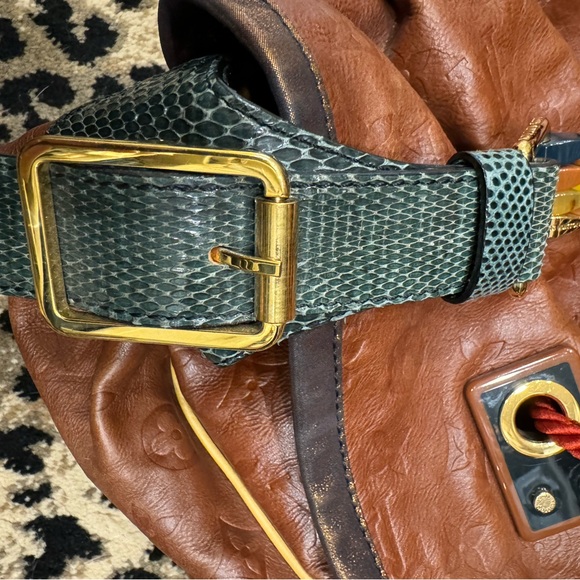 Louis Vuitton Snakeskin-Trimmed Monogram Epices Kalahari GM - Picture 9 of 14